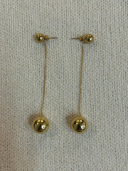 Ball drop earrings