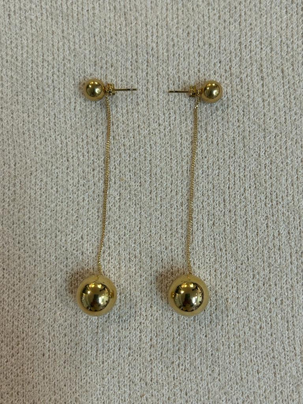 Ball drop earrings