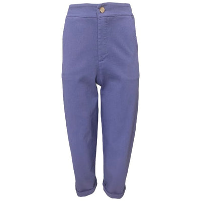 Oversize cotton gabardine trouser