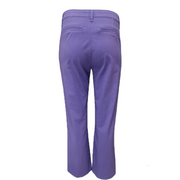 Cotton cropped loose trousers