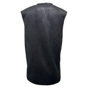 Reversible faux shearling sleeveless  gilet