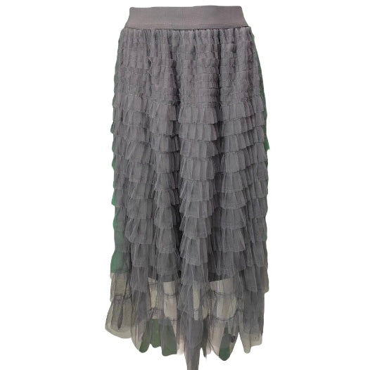 Ruffles mesh skirt