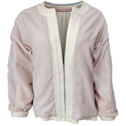 Embroidered reversible cotton jacket