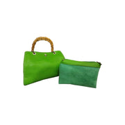 Bamboo handle bag