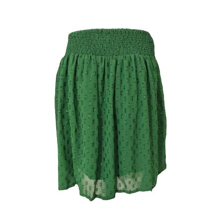 Printed short dress with ruffles