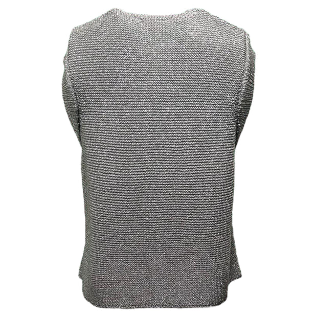 Sparkle metallic fiber gilet