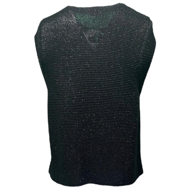 Sparkle metallic fiber gilet