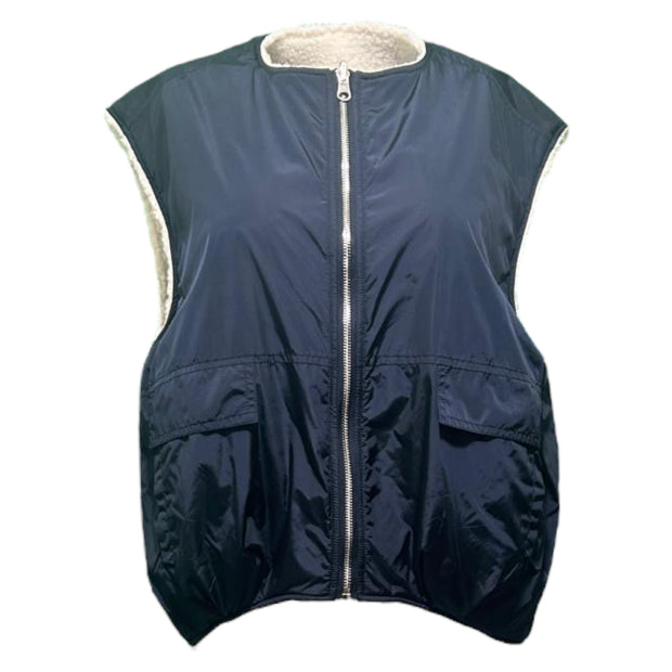 Asymmetric reversible gilet