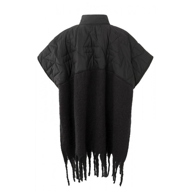 Poncho with zipper