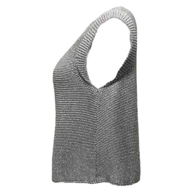 Sparkle metallic fiber gilet