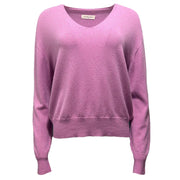 V-Neck lurex sweater