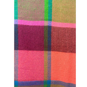 Colourful checked scarf