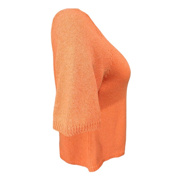 Short sleeve knit top