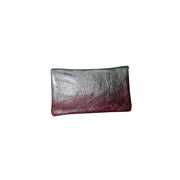 Metallic medium leather purse