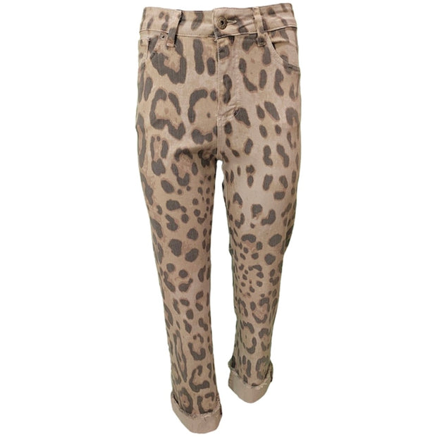 Leopard Chino trousers