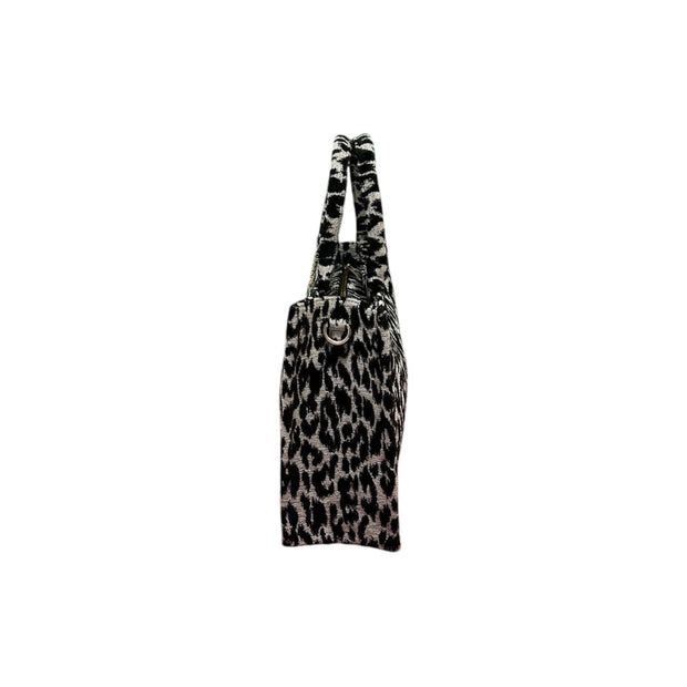 Animal print handle bag