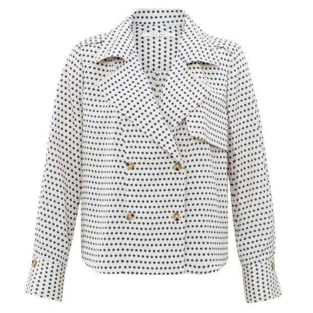 Printed blouse jacket