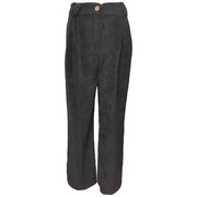 Pleated light cord trousers
