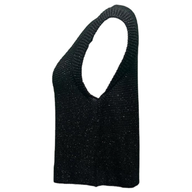 Sparkle metallic fiber gilet