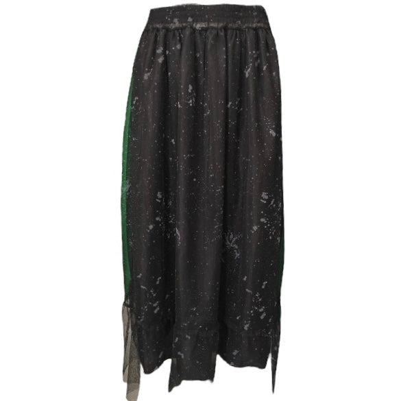 Printed tulle skirt