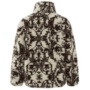 Printed teddy jacket