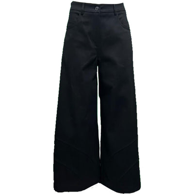 Wide leg high waist trouser