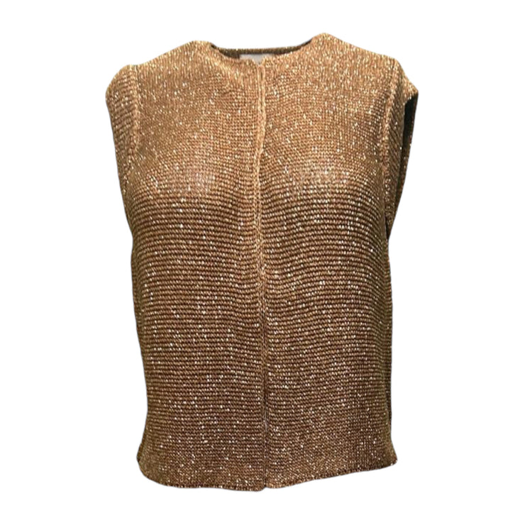 Sparkle metallic fiber gilet