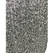 Sequin round neck sleeveless top