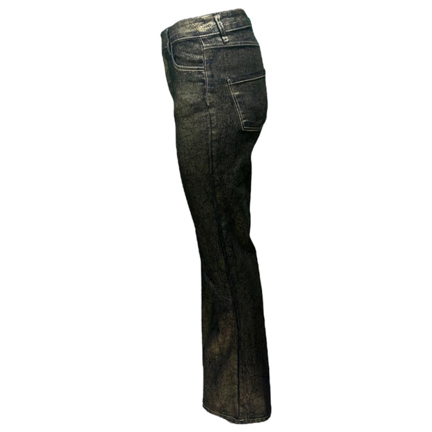 Sheen metallic jean