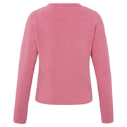 Chenille sweater with crewneck