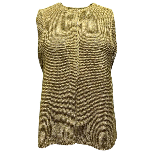 Sparkle metallic fiber gilet