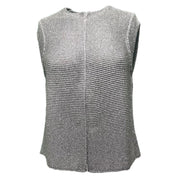 Sparkle metallic fiber gilet