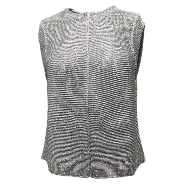 Sparkle metallic fiber gilet