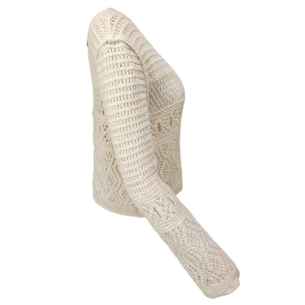Long sleeve crochet cardigan