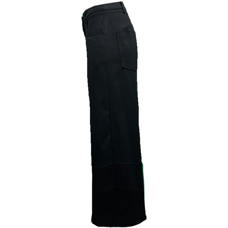 Wide leg high waist trouser