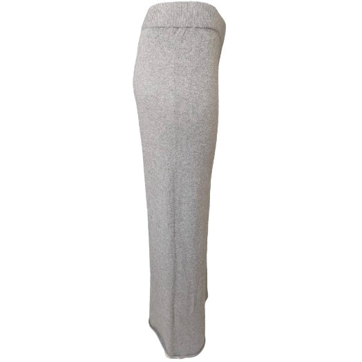 Knitted flare leg trouser