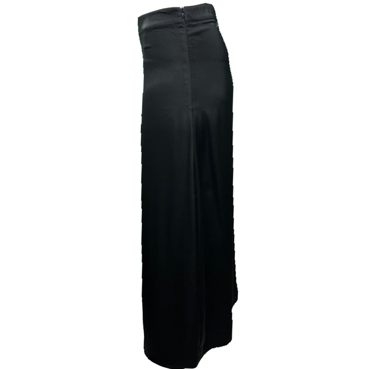 Sateen maxi skirt