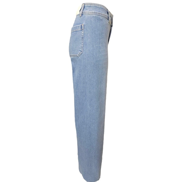 Raw ankle jeans
