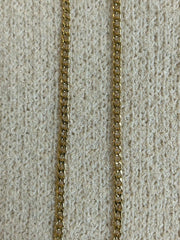Triple Mother of pearl circle and diamante necklace