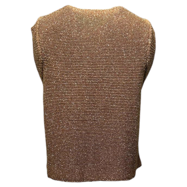 Sparkle metallic fiber gilet