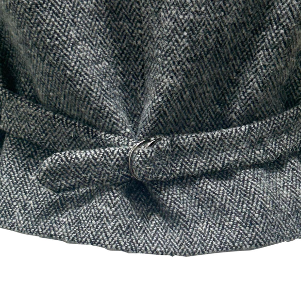 Wool blend herringbone waiscoat