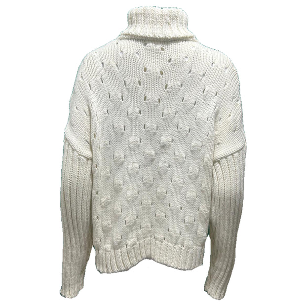 Cut out knit jumper