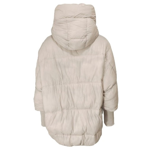 Trapeze puffer coat