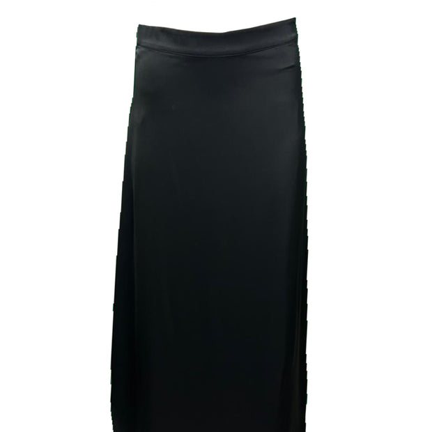 Sateen maxi skirt