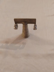 Ruffle design hoops earrings