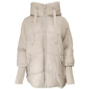 Trapeze puffer coat