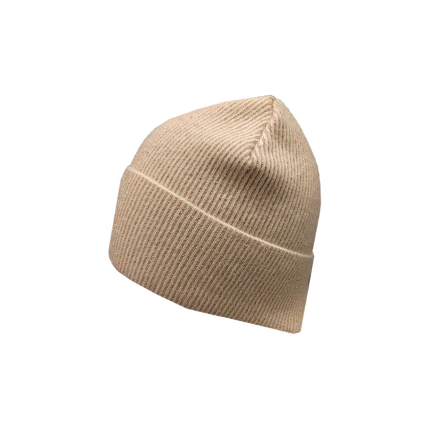 Metallic tread beanie
