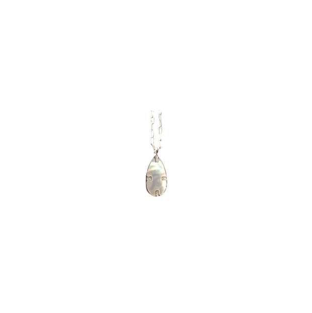 Mother of pearl drop pendant