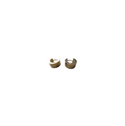 Small chunky hoop earring