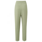 High waist trousers with pleated detail
